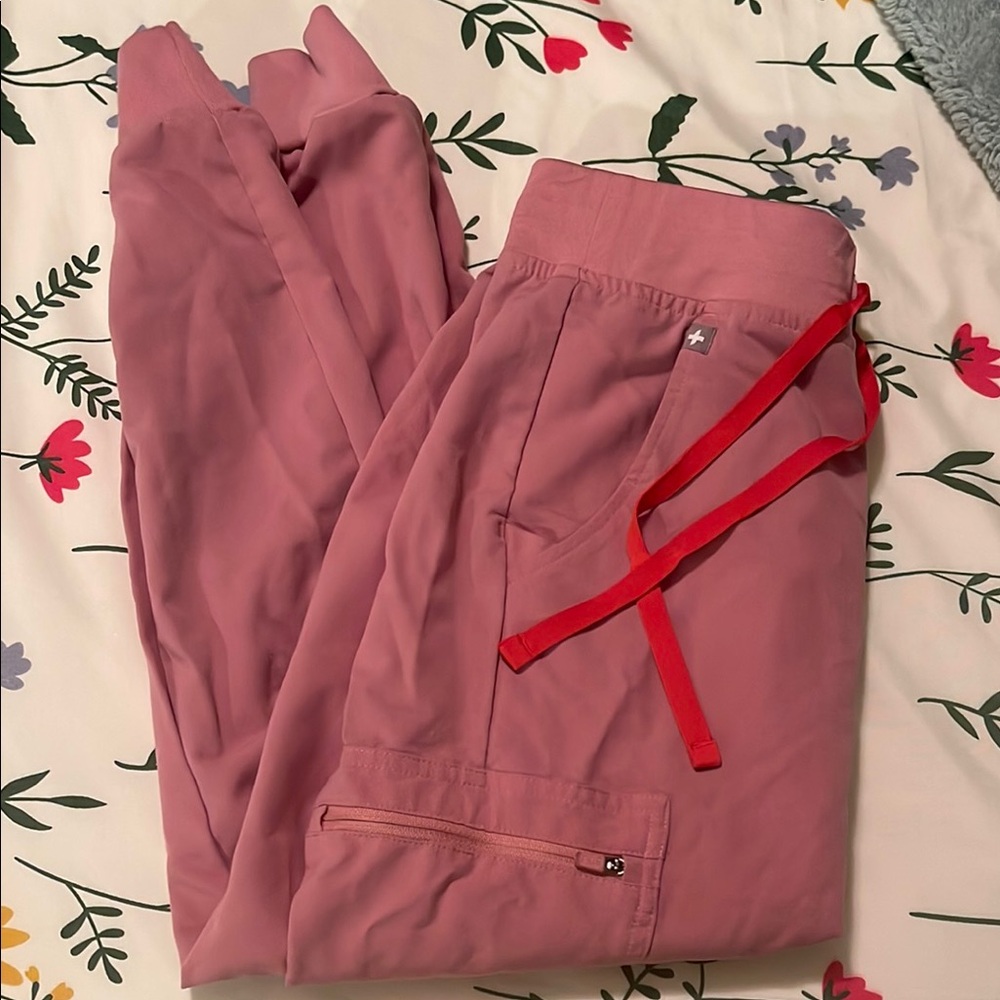 Figs Womens Chalk Pink Scrub Pants XXS-P